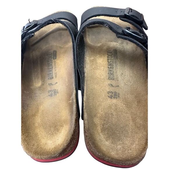 Birkenstock Arizona Birko-Flor Super Grip Black Sz 43 US 10 - Picture 9 of 9